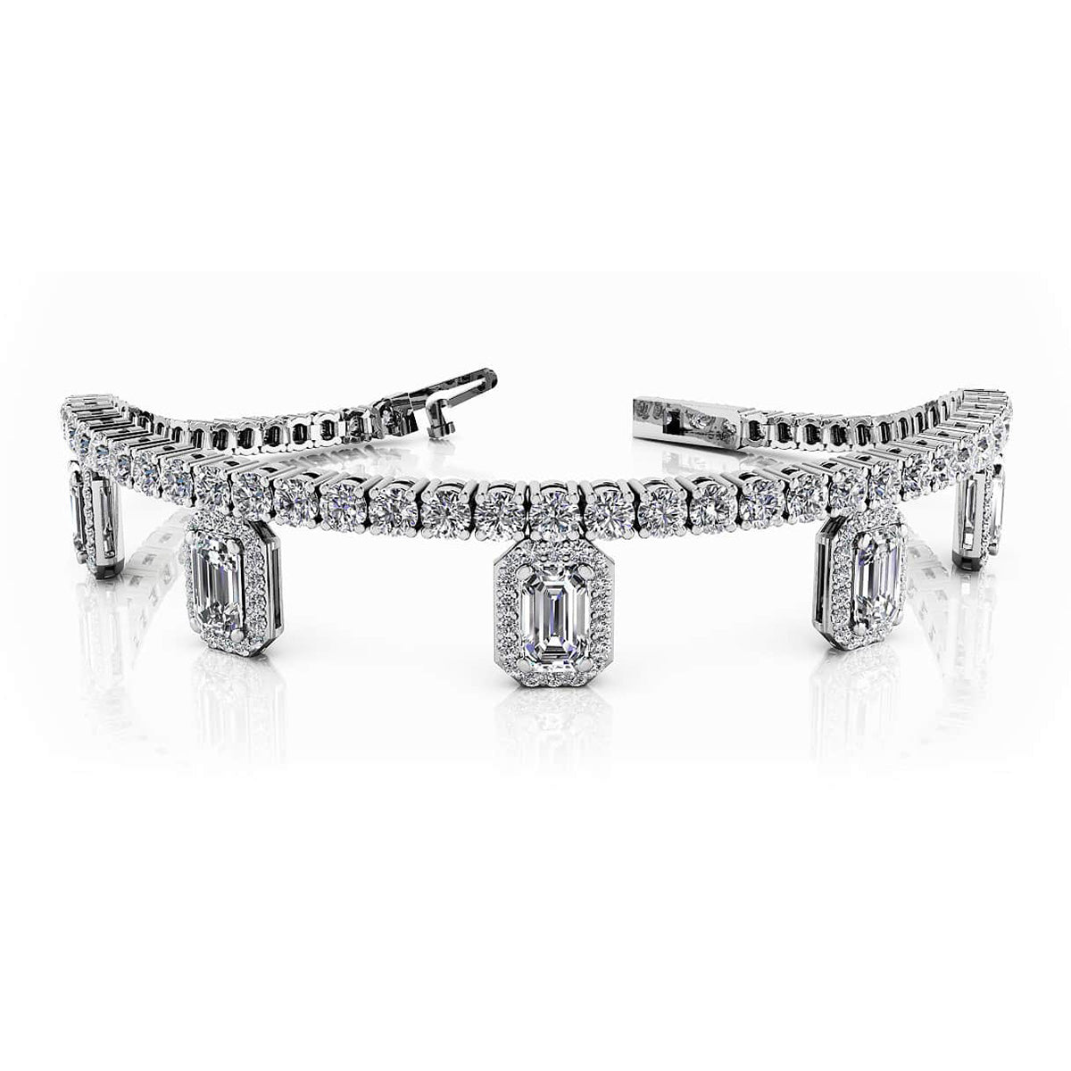 Alluring Nights Diamond Charm Bracelet