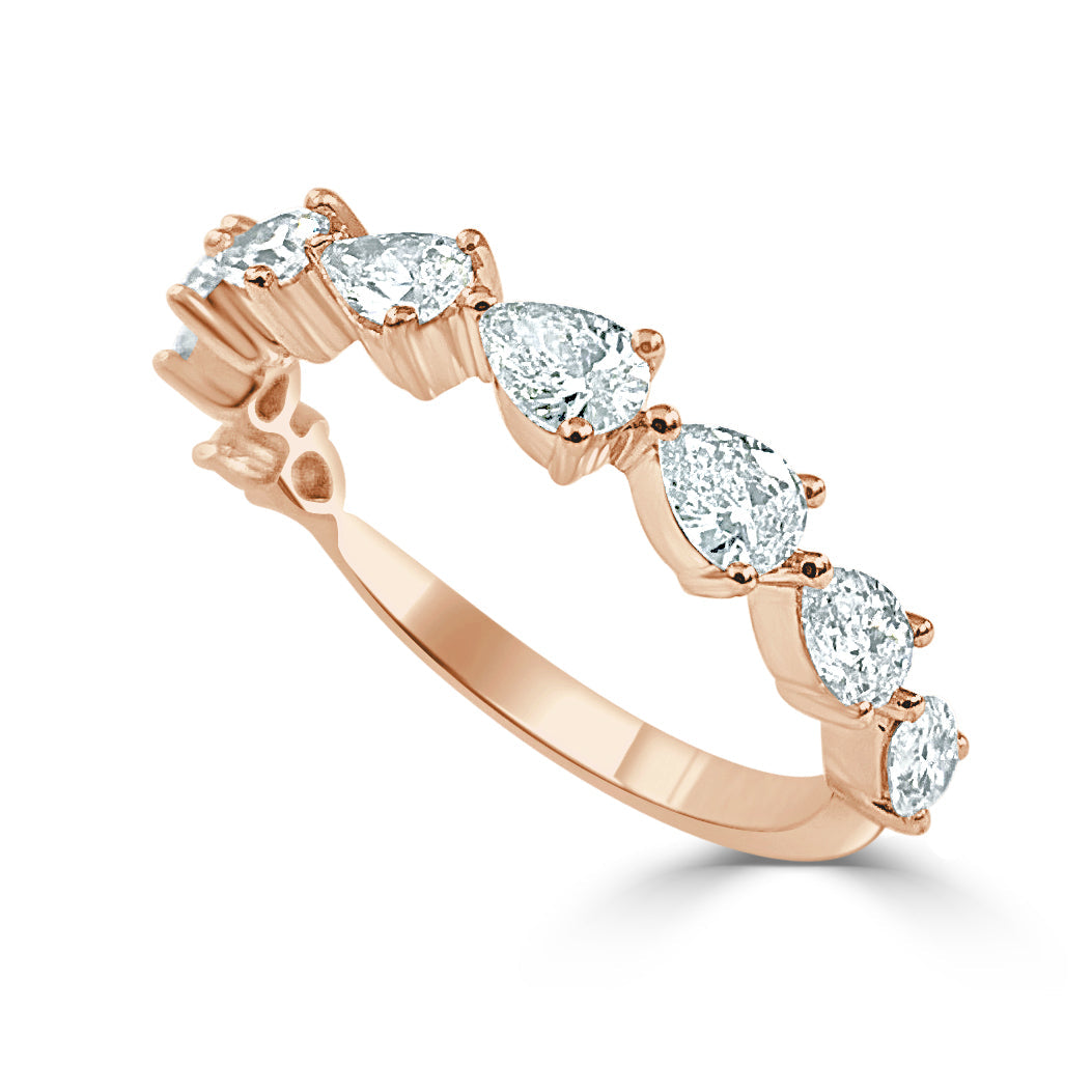 14k Gold & Pear-Shape Diamond Ring