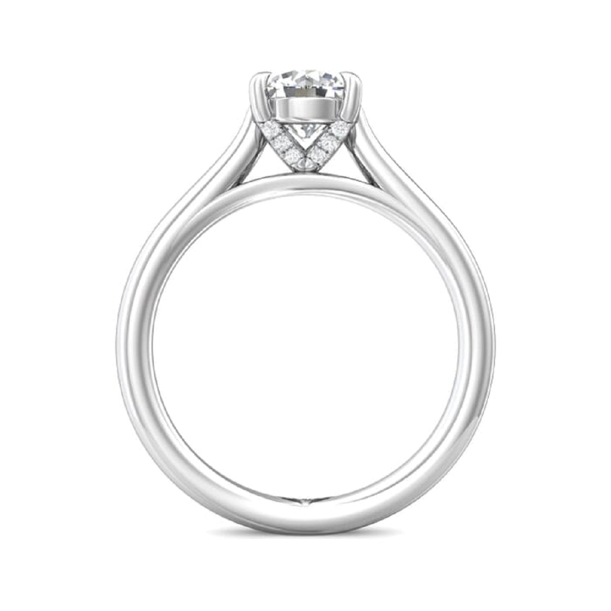 Brilliant Solitaire Engagement Ring - DERS01XXSR