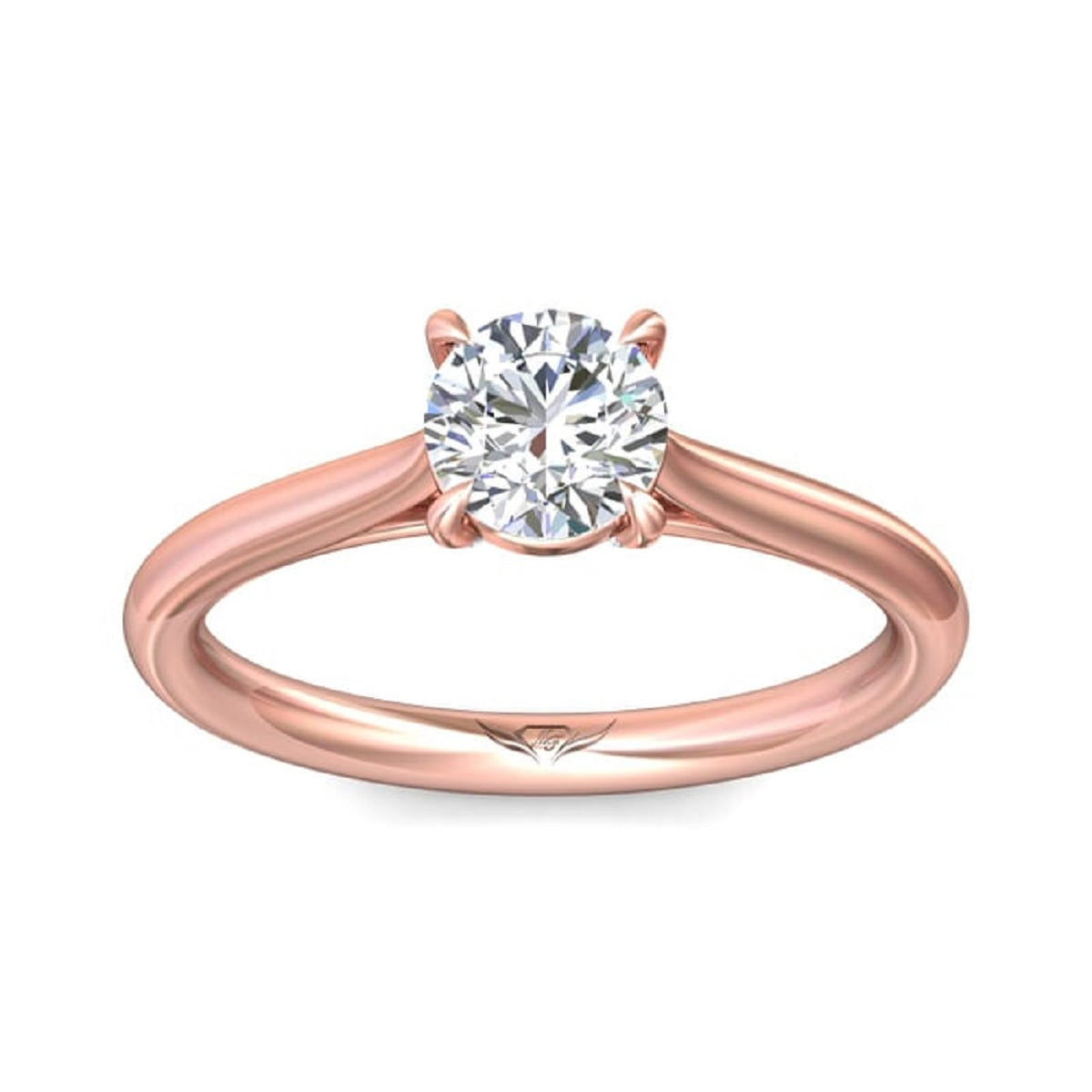 Brilliant Solitaire Engagement Ring - DERS01XXSR