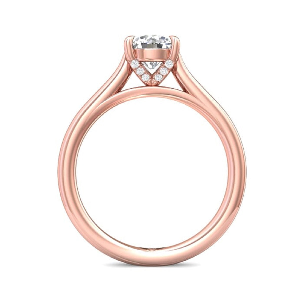 Brilliant Solitaire Engagement Ring - DERS01XXSR