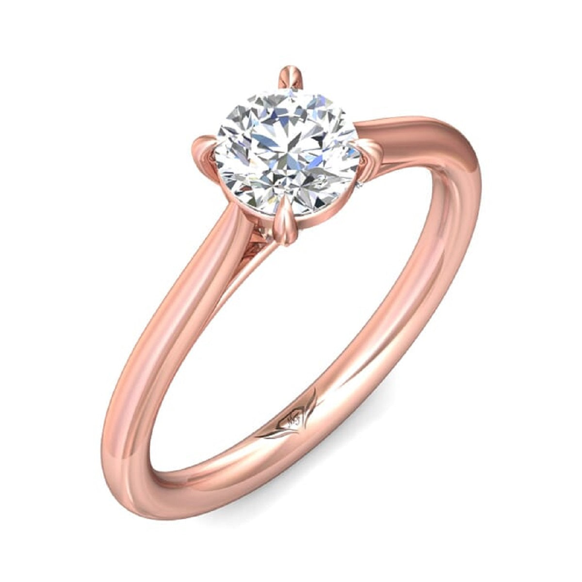 Brilliant Solitaire Engagement Ring - DERS01XXSR