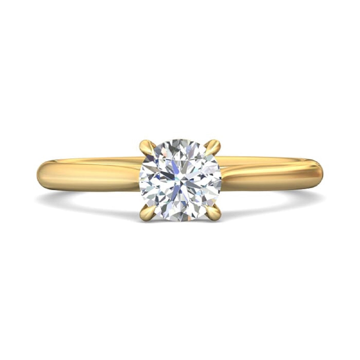 Brilliant Solitaire Engagement Ring - DERS01XXSR