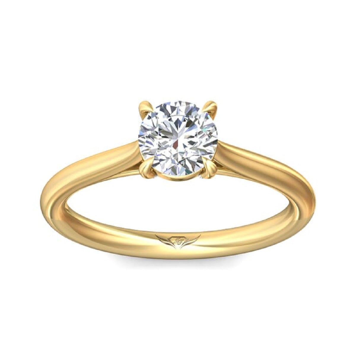 Brilliant Solitaire Engagement Ring - DERS01XXSR