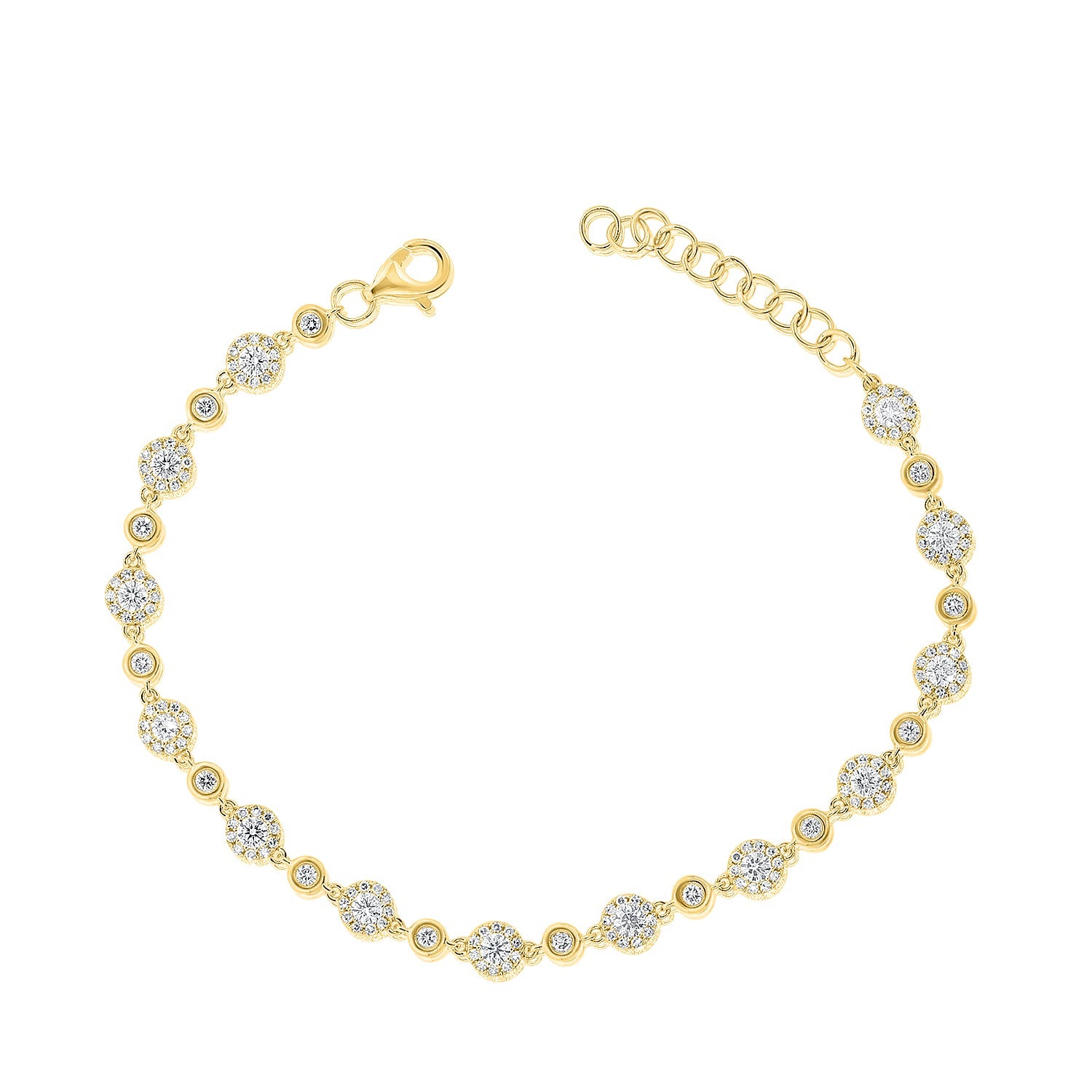 14k Gold & Diamond Bracelet