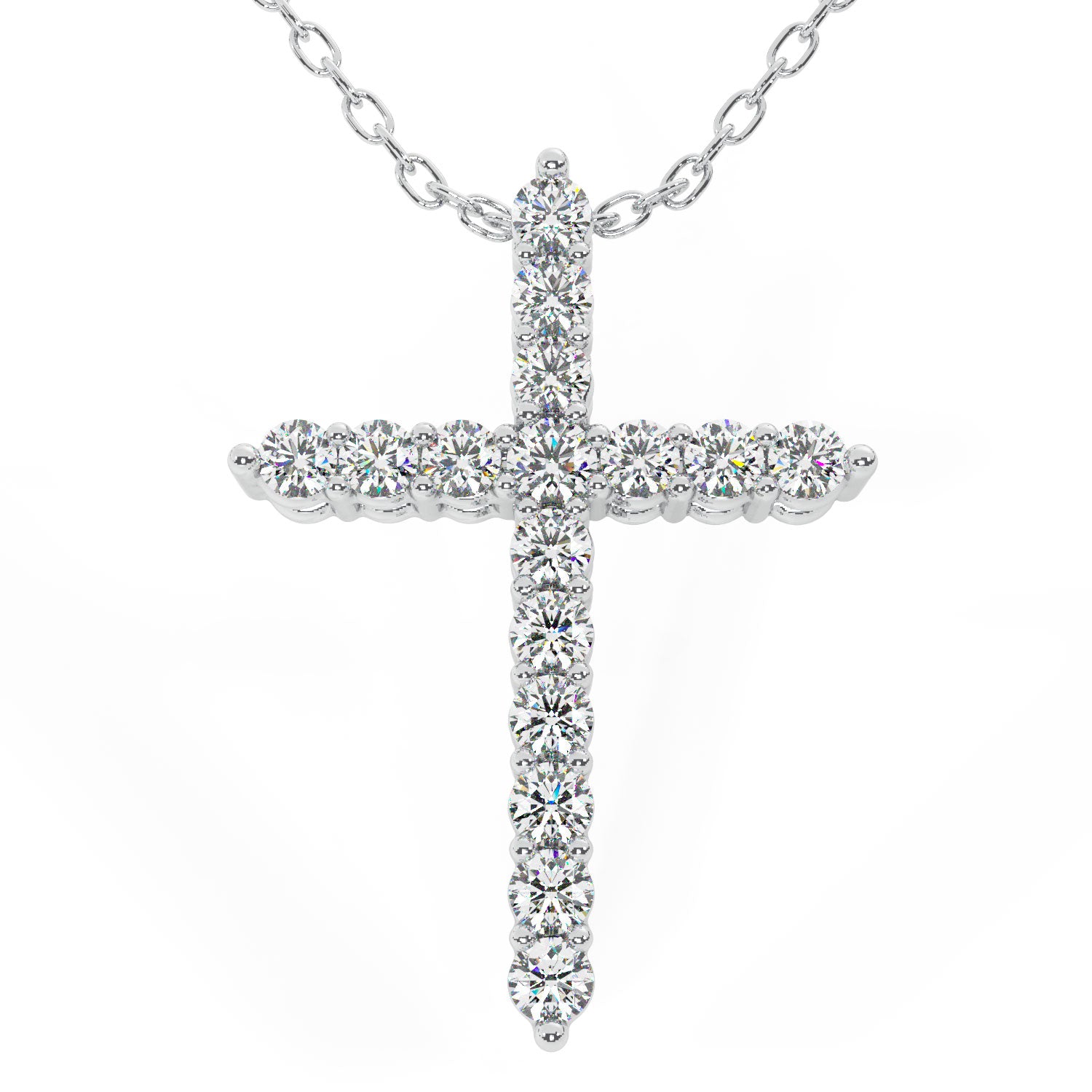 14K 0.50 Ct Coveted Cross Pendant