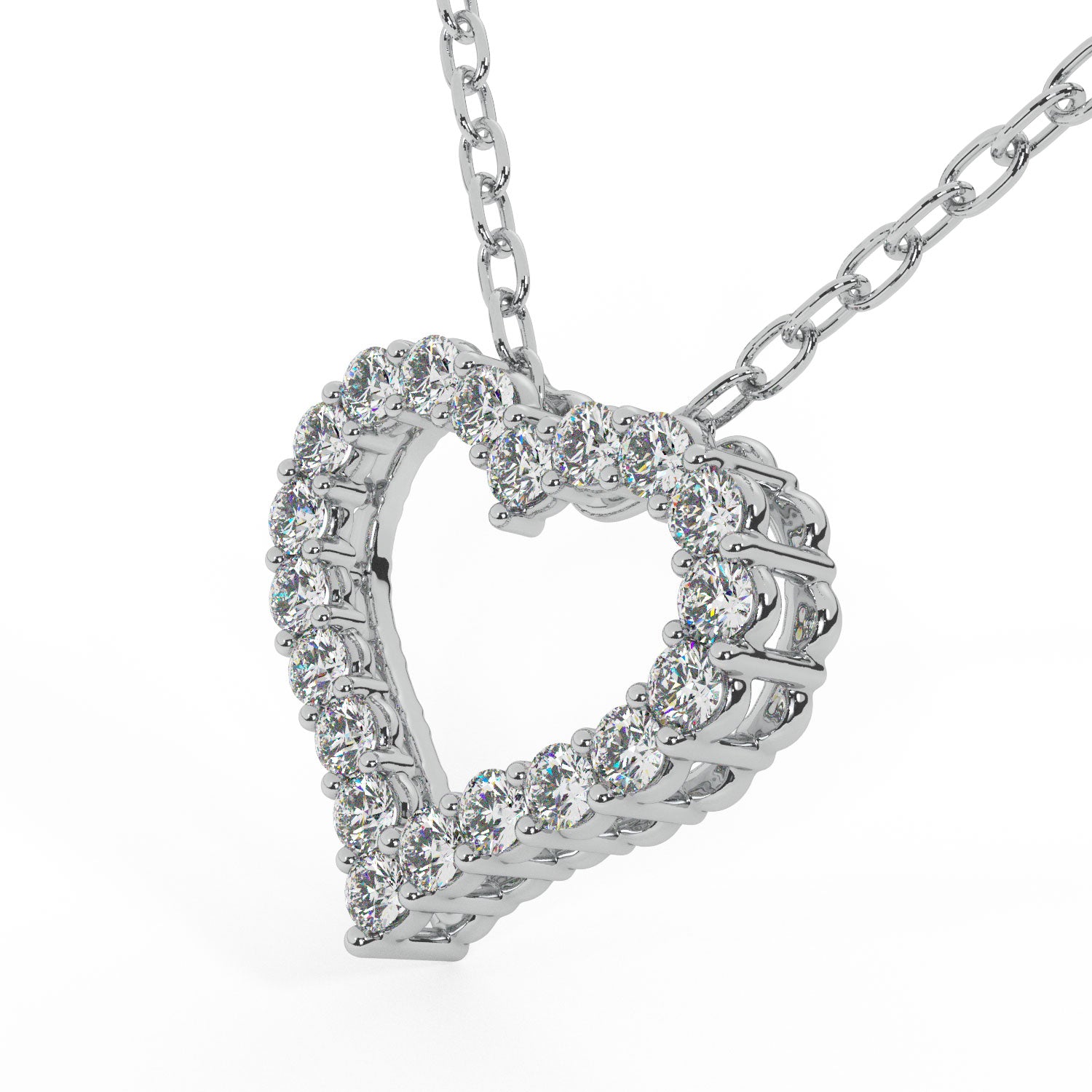 14K 0.25 Ct Coveted Heart Pendant