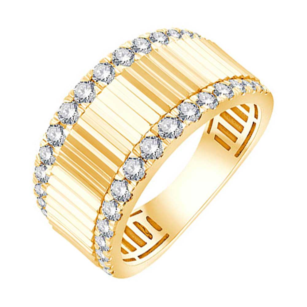 14K Yellow Gold Diamond 0.625 Ct Ring