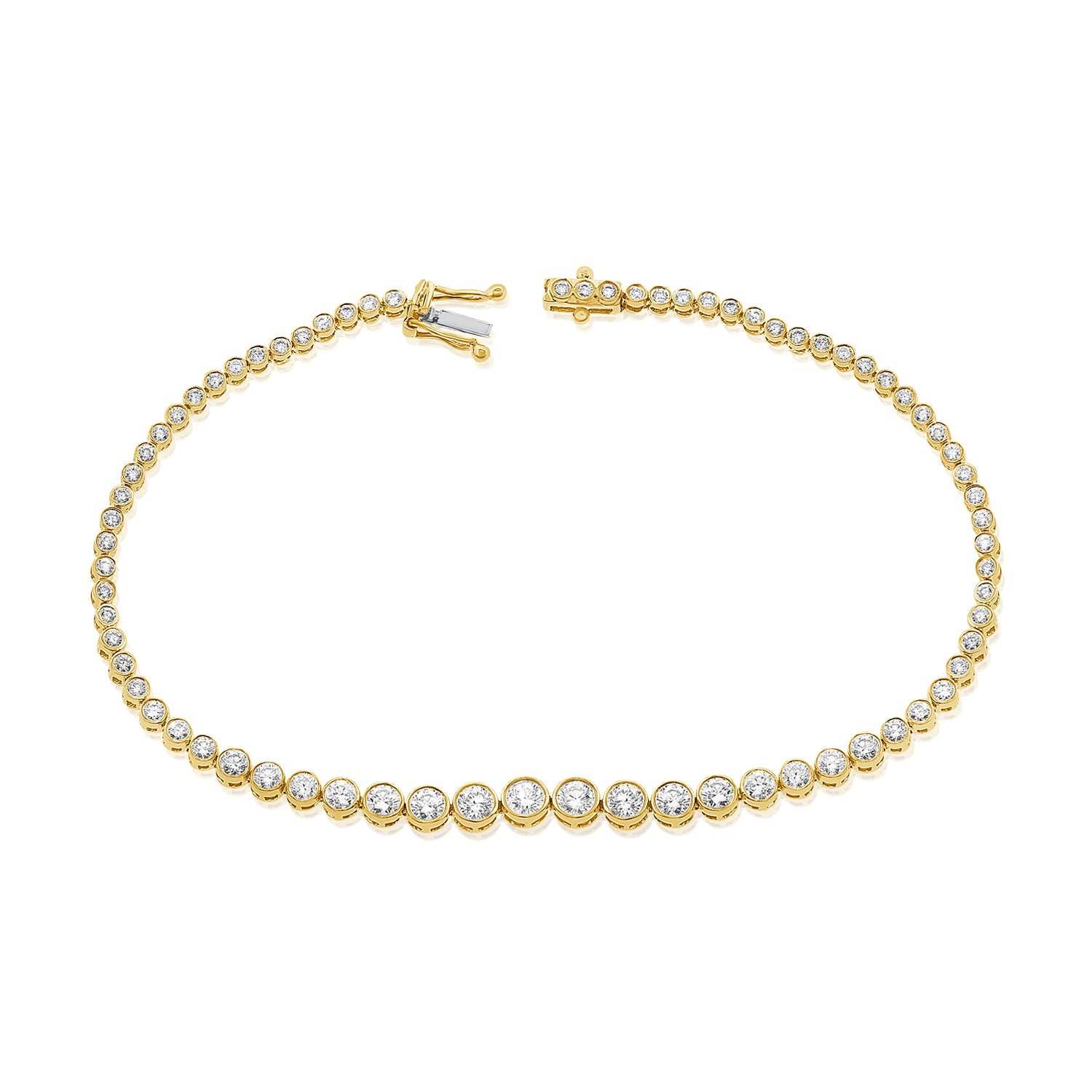 14k Gold Diamond Tennis Bracelet