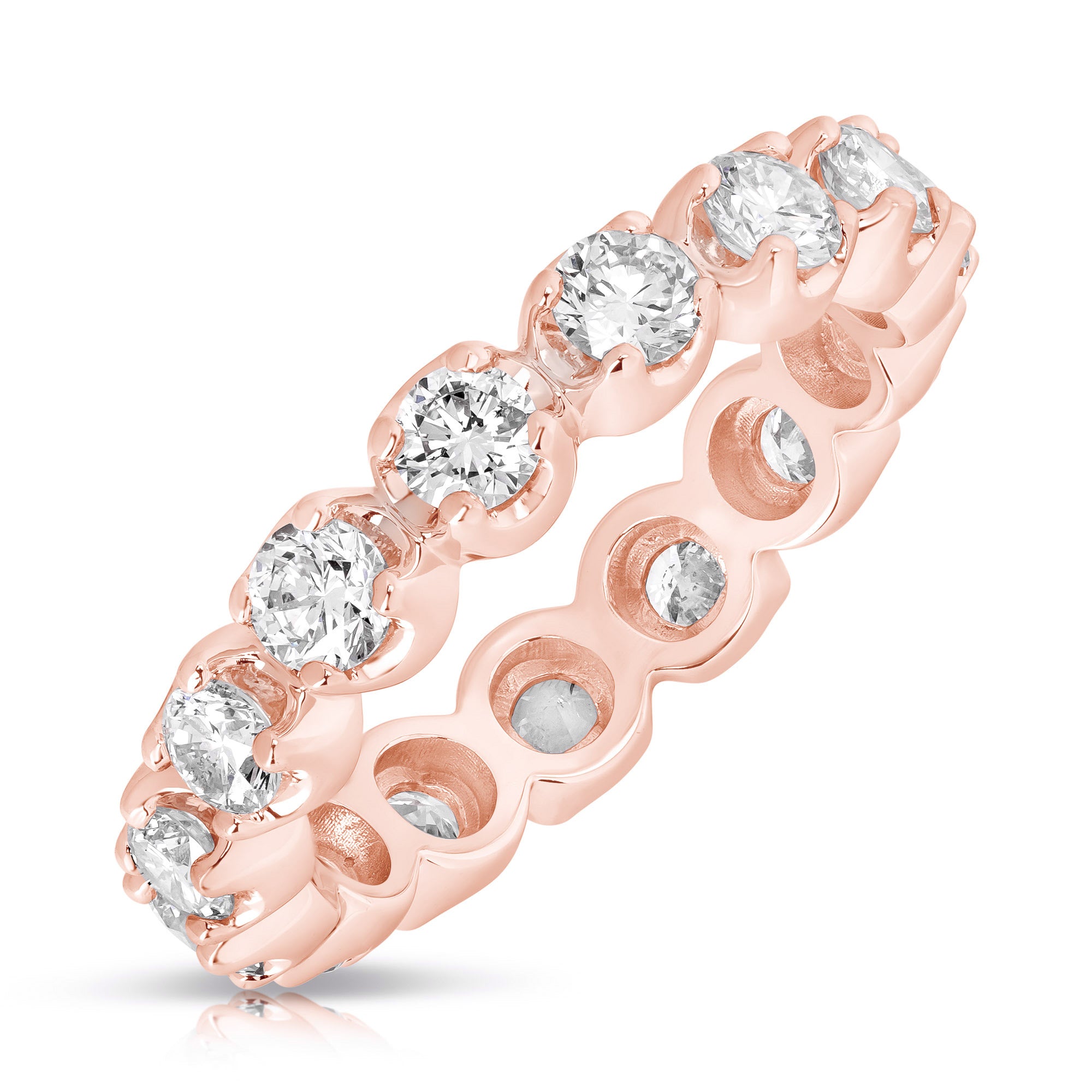 Premier 2 Ct Buttercup Eternity Band 14K