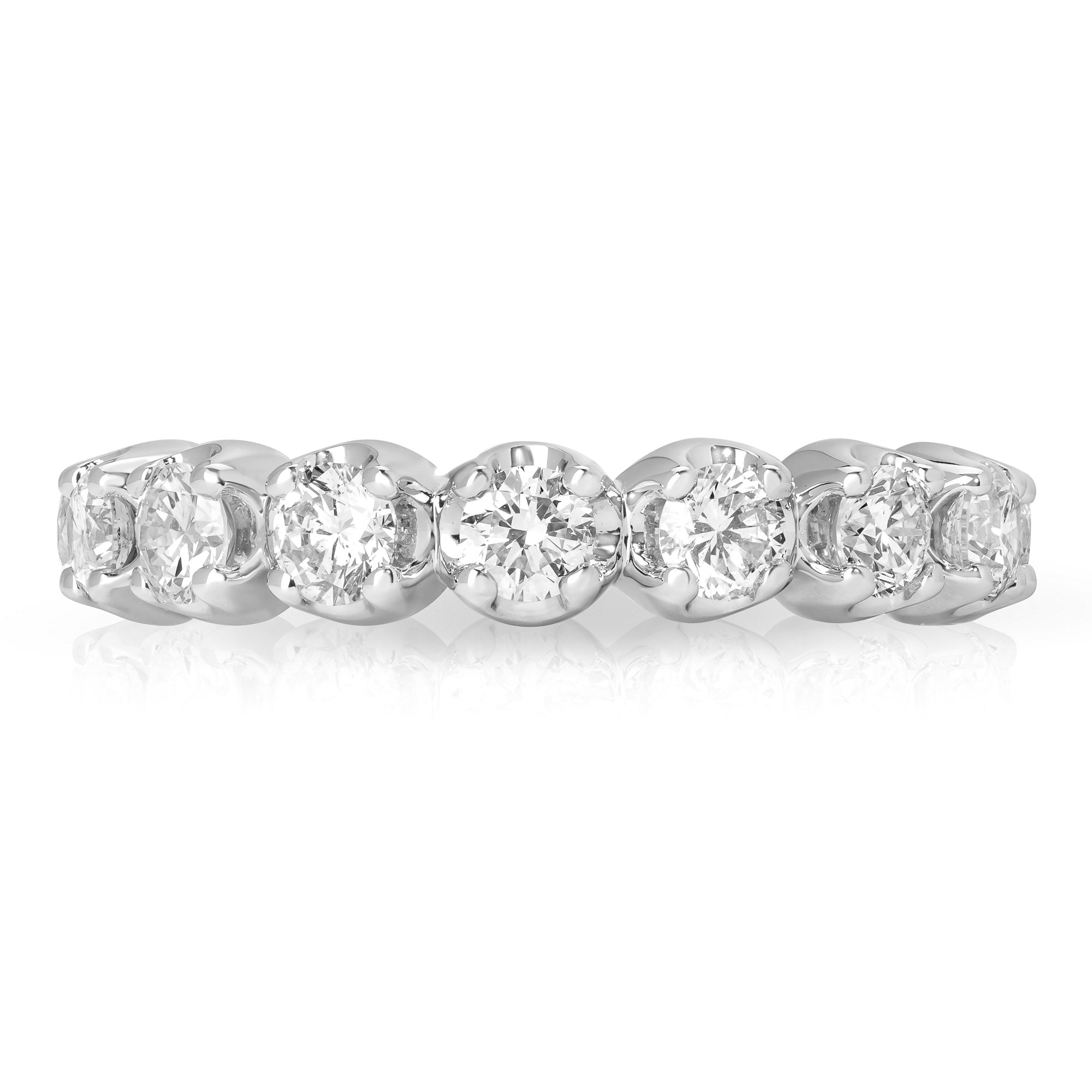 Premier 2 Ct Buttercup Eternity Band 14K