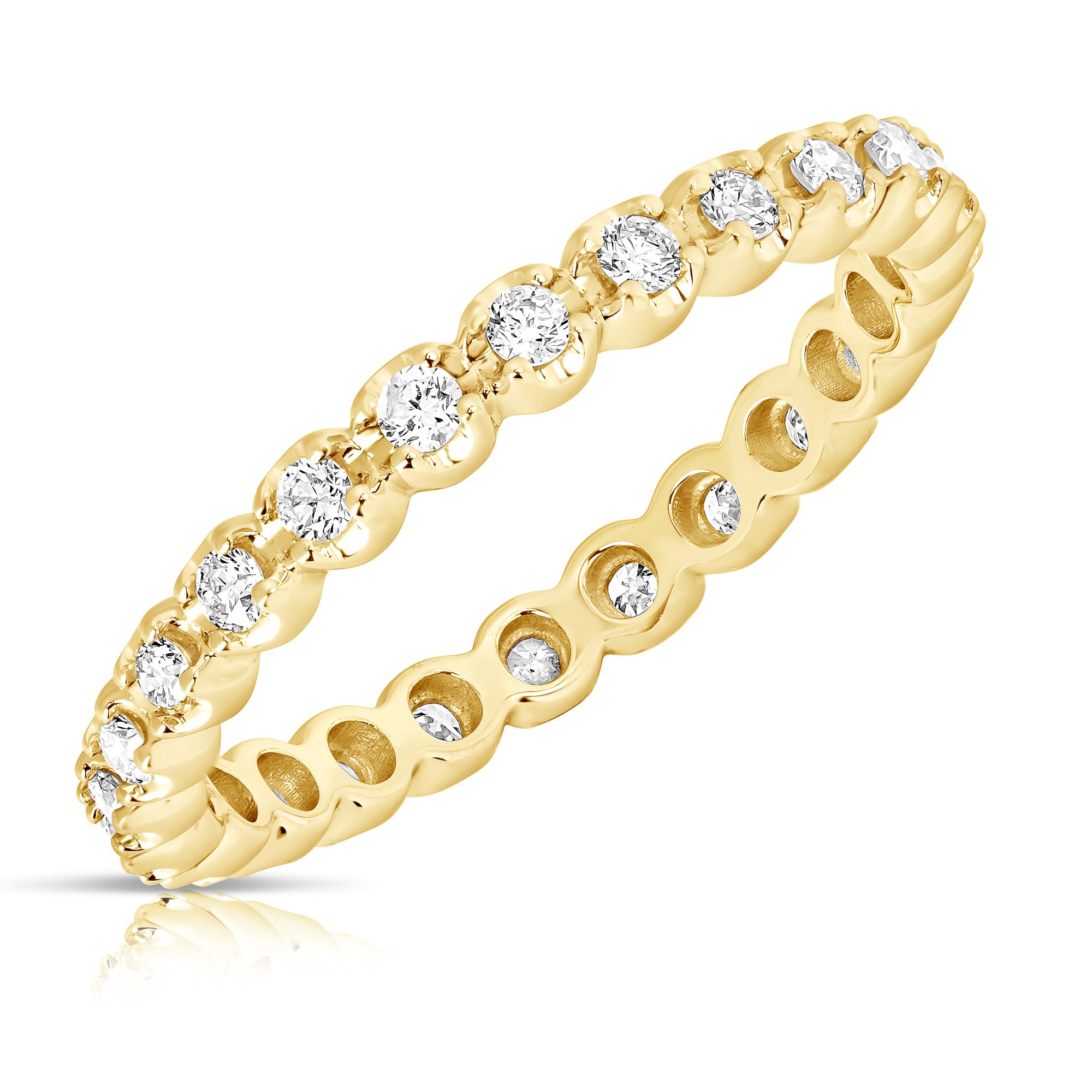 Premier 0.5 Ct Buttercup Eternity Band 14K