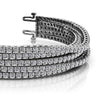 Multi Strand Flexible Diamond Tennis Bracelet