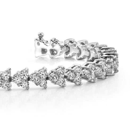 Diamond Pyramid Design Bracelet