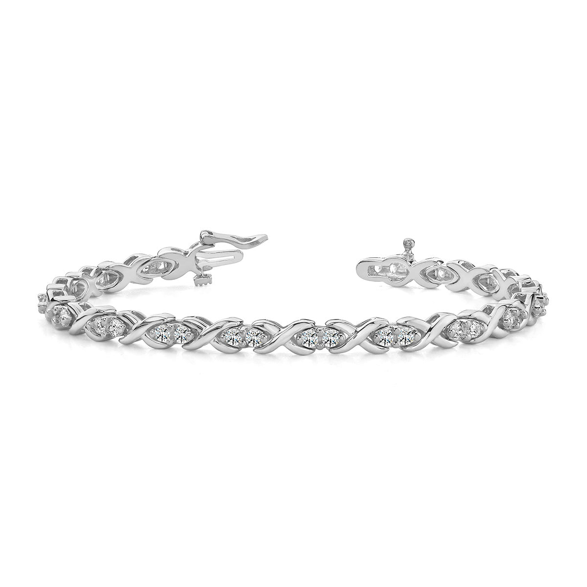 X Link Lovebird Diamond Bracelet