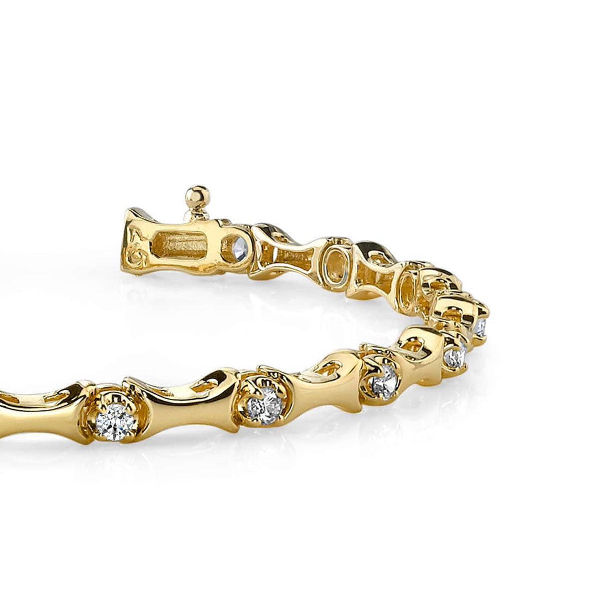 Cleopatra Diamond Link Bracelet