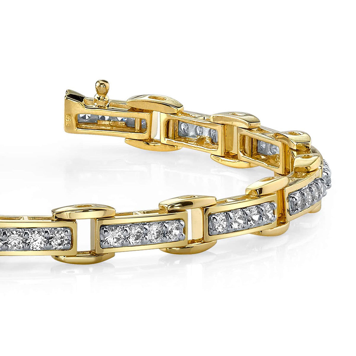 Diamond Quad Link Bracelet