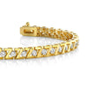 Z Link Prong Set Diamond Tennis Bracelet