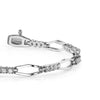 Hexagon Link Designer Diamond Bracelet
