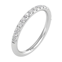  14K 0.50 Ct Gold Colorless Flawless French Pave Wedding Band
