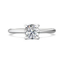  Flyerfit Engagement Ring Round Platinum DERS28XSRDRPL-C096552