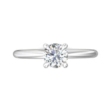  Flyerfit Engagement Ring Round Platinum DERS28XSRDRPL-C096557
