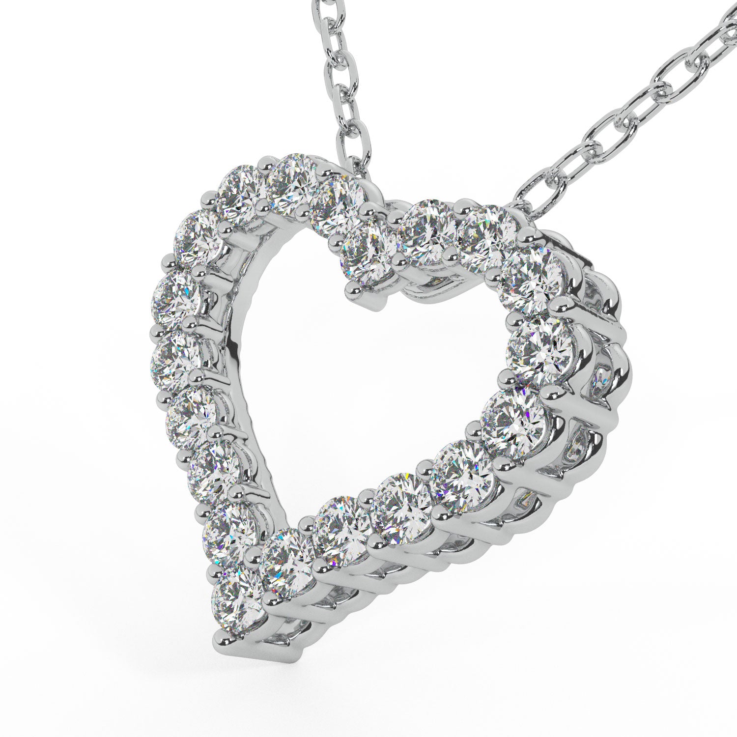 14K 0.50 Ct Coveted Heart Pendant