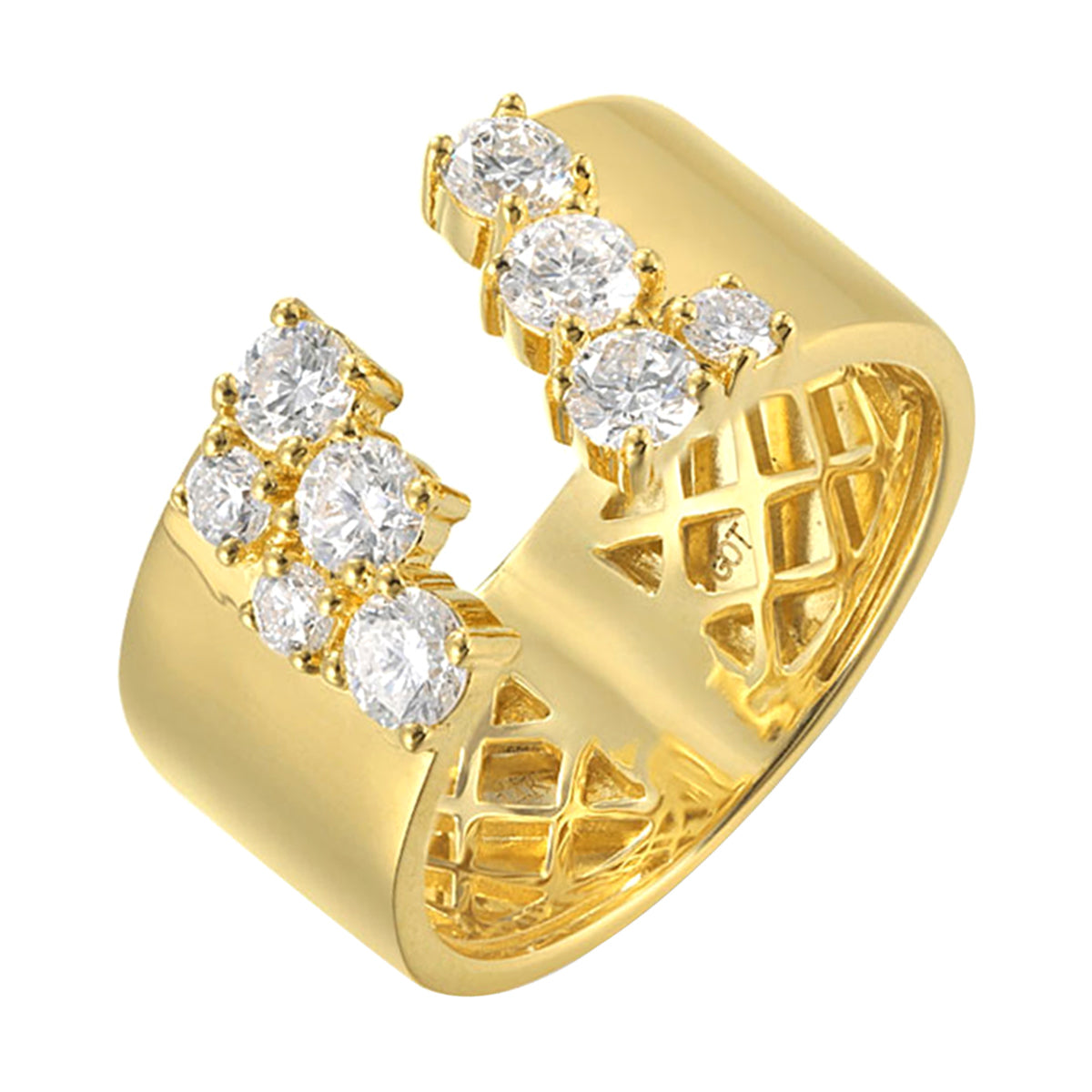 14K Yellow Gold Diamond 1.00 Ct Ring
