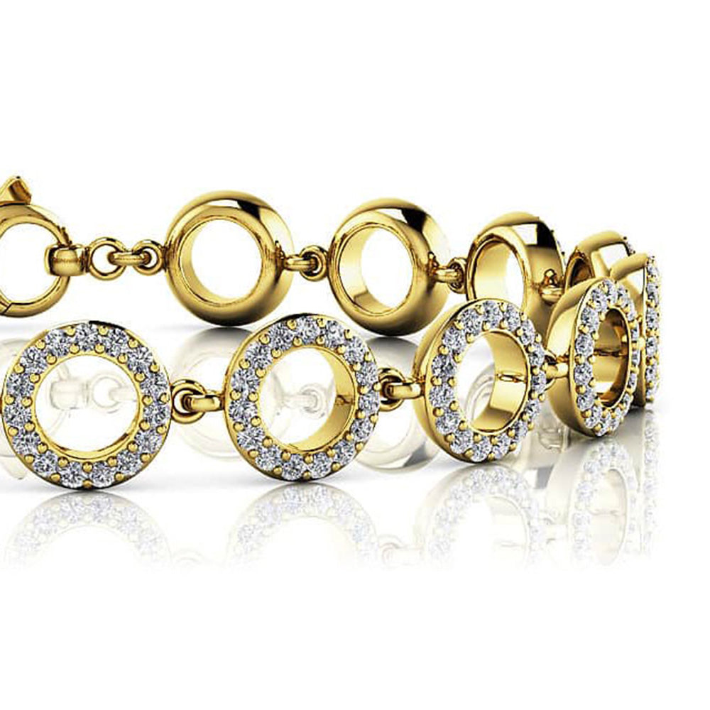 Circles Of Love Diamond Bracelet