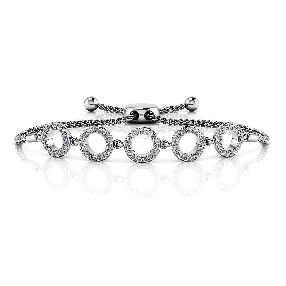 Circles Of Love Adjustable Bracelet