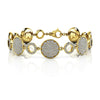 Pave Circle Diamond Bracelet