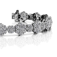  Flower Cluster Diamond Bracelet