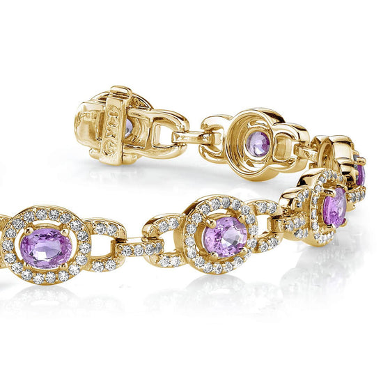 Designer Gemstone Diamond Bracelet