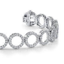  Dripping With Diamonds Circle Link Bracelet