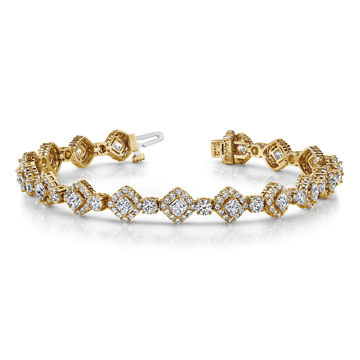 Spotlight Princess Cut Diamond Bracelet