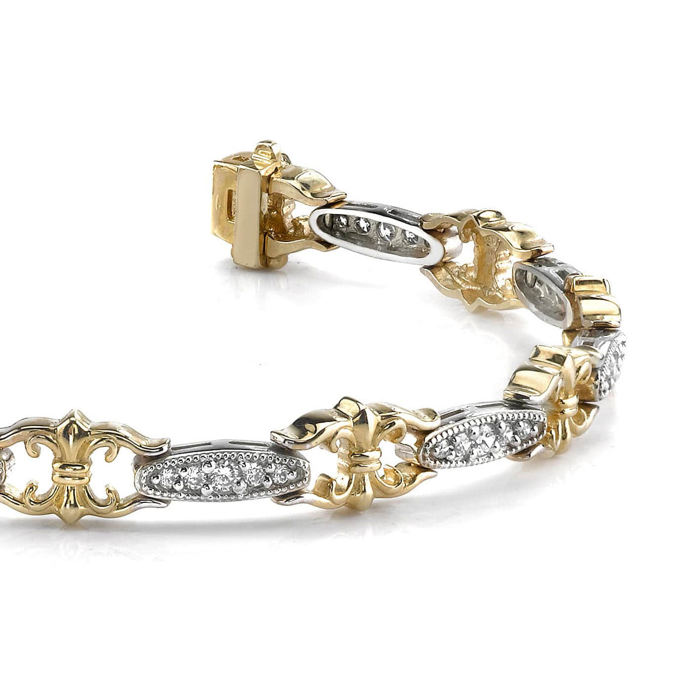 Crown Link Bracelet