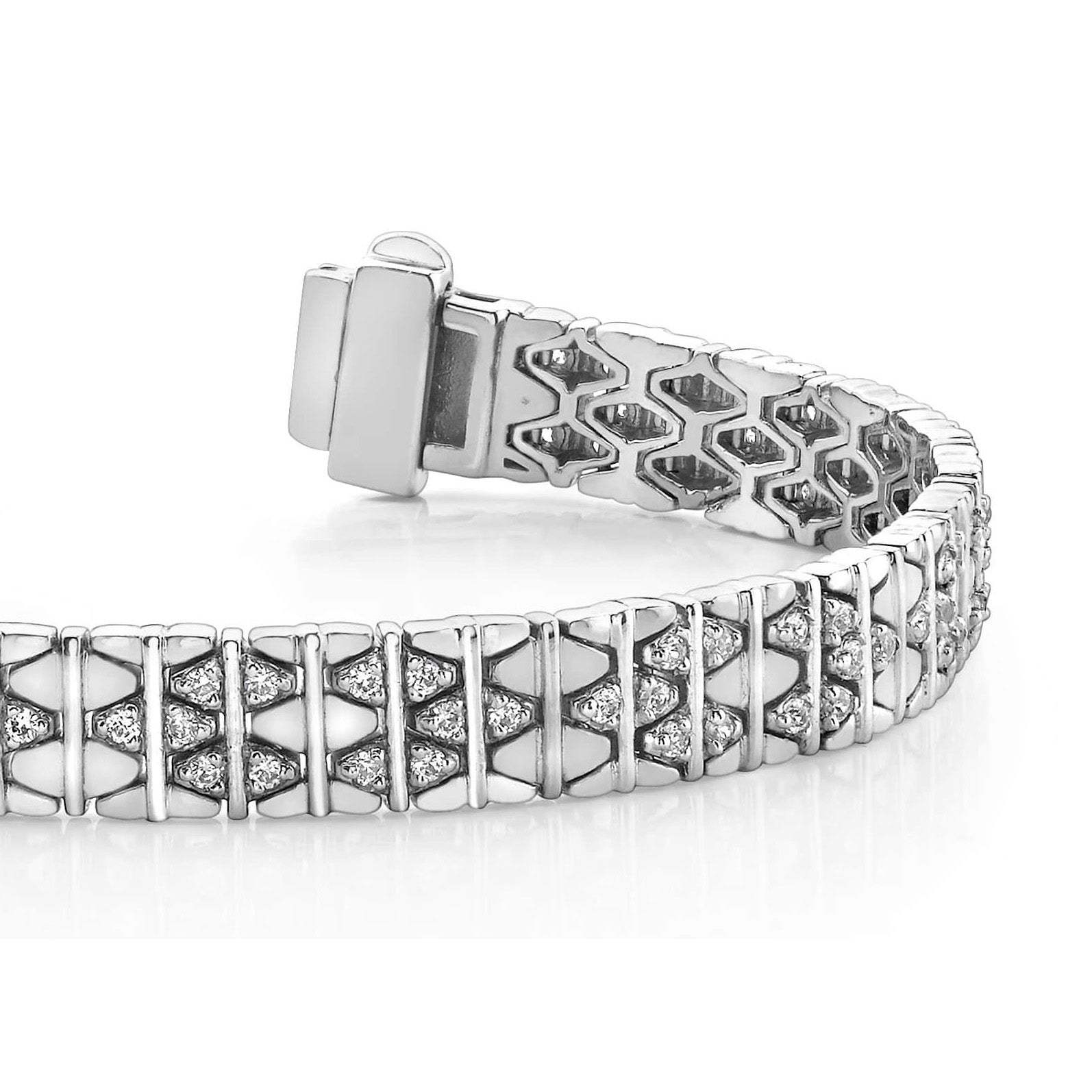 Diamond Brick Bracelet