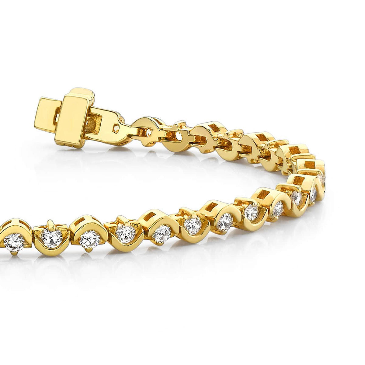 Wavy Diamond Bracelet