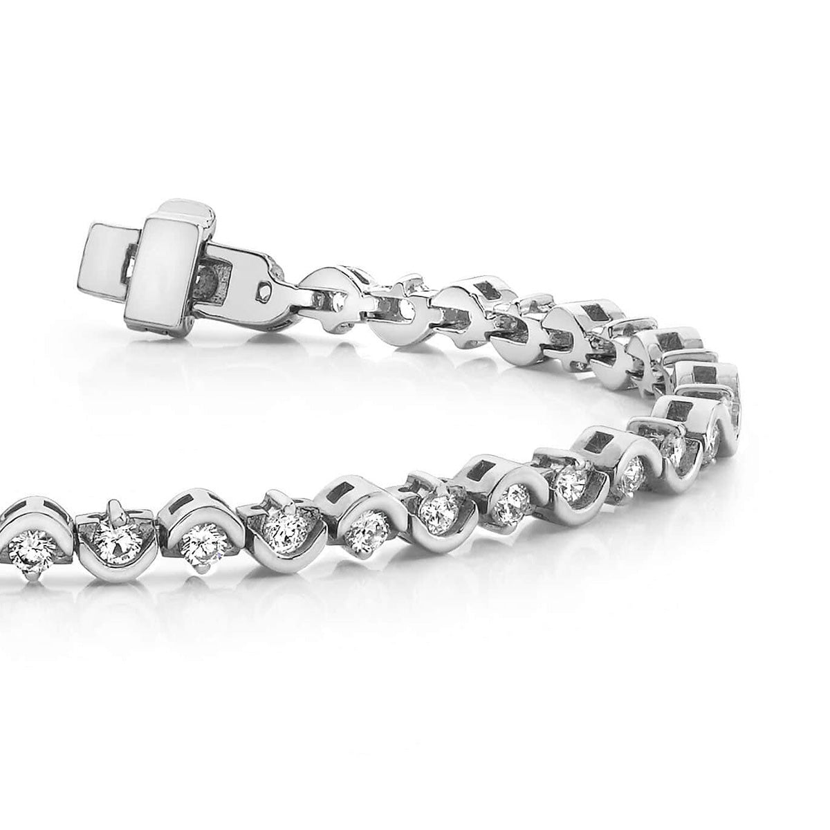 Wavy Diamond Bracelet