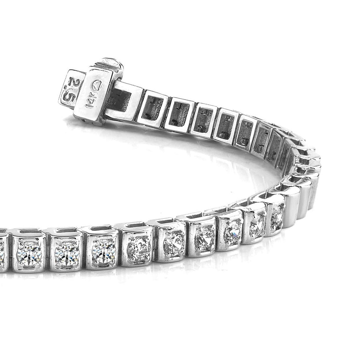 Box Link Diamond Bracelet