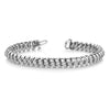 Spiral Link Diamond Tennis Bracelet