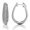 Ravishing Diamond Oval Earrings