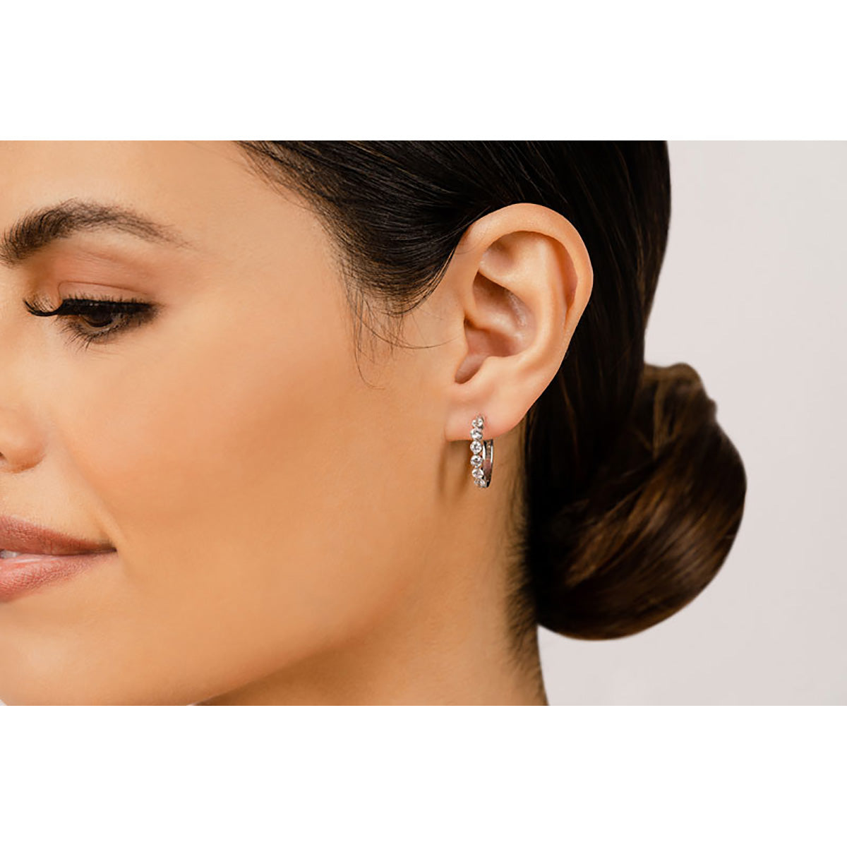 Essential Diamond Hoop Earrings