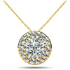 Surrounded With Love Diamond Pendant 