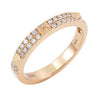 18k Gold & Diamond Studded Stackable Ring